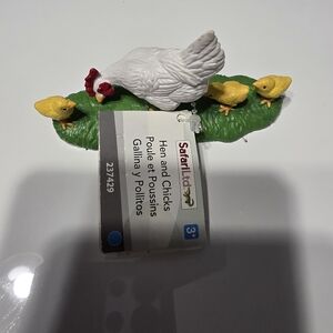 Safari Ltd Hen With 3 Chicks Farm Animals 2003 Vintage Figure New With Tags
